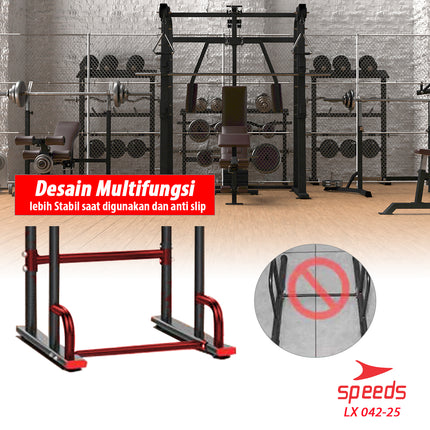 SPEEDS Pull Up Stand Chin Up Pull Up Bar Alat Fitness Untuk di Rumah Gym Di Rumah 042-25