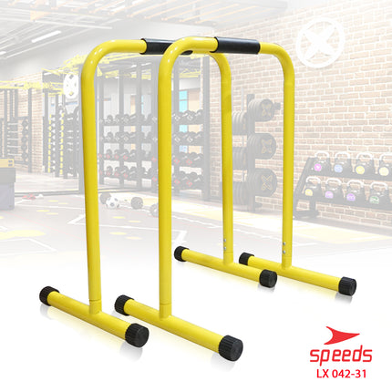 SPEEDS Dip Bar Portable Lebert Equalizer Push Up Bar Training Station Alat Fitness Olahraga 042-31