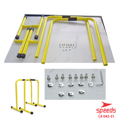SPEEDS Dip Bar Portable Lebert Equalizer Push Up Bar Training Station Alat Fitness Olahraga 042-31