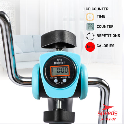 SPEEDS Pedal Exerciser Sepeda Statis Terapi Untuk Kaki dan Tangan Dual Exerciser 042-32