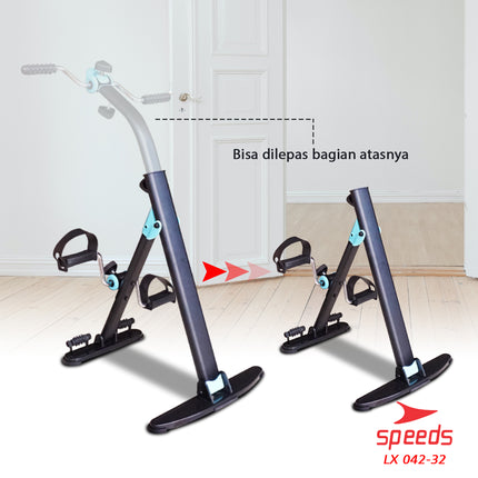 SPEEDS Pedal Exerciser Sepeda Statis Terapi Untuk Kaki dan Tangan Dual Exerciser 042-32