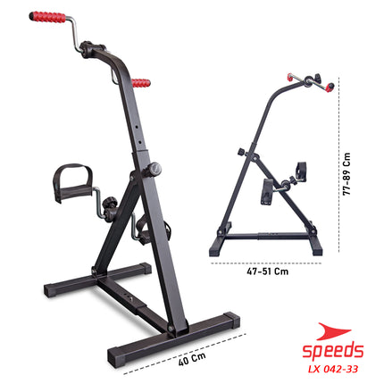 SPEEDS Pedal Exerciser Sepeda Statis Terapi Untuk Kaki dan Tangan Dual Exerciser 042-33