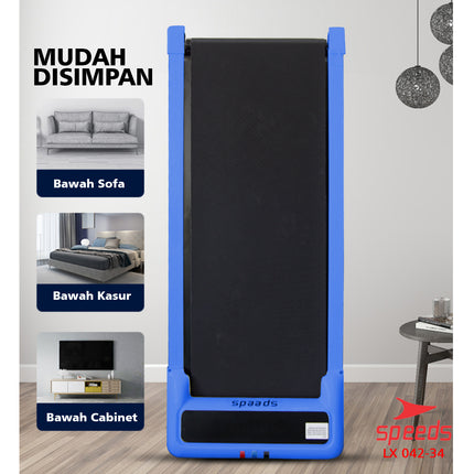 SPEEDS Treadmill Elektrik Walking Pad Treadmill Listrik Alat Gym Olahraga Rumah 042-34