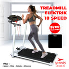 SPEEDS Treadmill Elektrik Lipat Mesin Lari Treadmil Lisrik Olahraga Rumahan 042-35