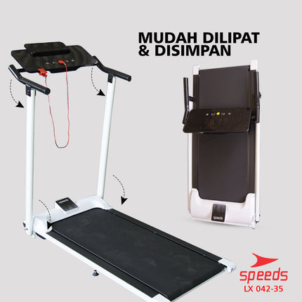 SPEEDS Treadmill Elektrik Lipat Mesin Lari Treadmil Lisrik Olahraga Rumahan 042-35