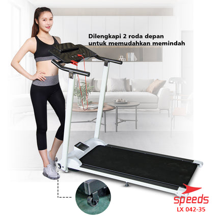 SPEEDS Treadmill Elektrik Lipat Mesin Lari Treadmil Lisrik Olahraga Rumahan 042-35