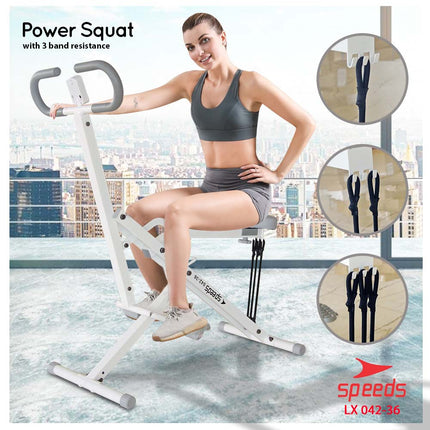 SPEEDS Power Squat Fitness Equipment Exercise Bike Power Rider Squat Sports Equipment 042-36