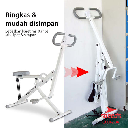 SPEEDS Power Squat Fitness Equipment Exercise Bike Power Rider Squat Sports Equipment 042-36