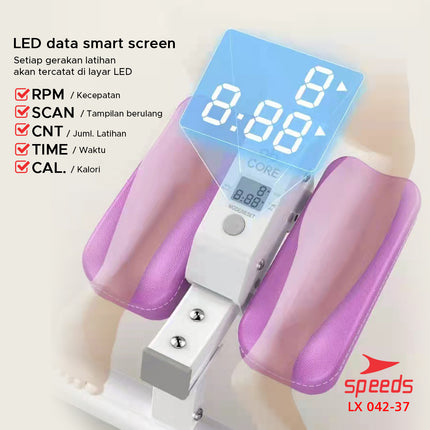 SPEEDS AB Coaster Alat Gym Pembentuk Abdominal Otot Perut Latian Olahraga Otot Pinggul Paha 042-37