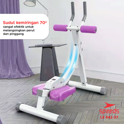 SPEEDS AB Coaster Alat Gym Pembentuk Abdominal Otot Perut Latian Olahraga Otot Pinggul Paha 042-37