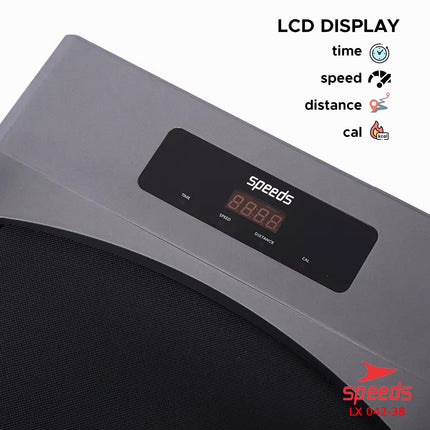 SPEEDS Treadmill Elektrik Walking Pad Treadmil Listrik Alat Olahraga Rumah Alat Fitness Gym 042-38