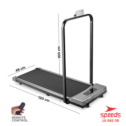 SPEEDS Treadmill Elektrik Walking Pad Treadmil Listrik Alat Olahraga Rumah Alat Fitness Gym 042-38