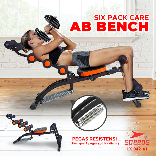 SPEEDS Dumbell Sit Up Bench Alat Fitness Gym Kursi Dumbell Kursi Multifungsi Ab Bench 042-41