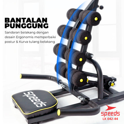 SPEEDS Balance Power Gym Fitness Alat Olahraga Punggung Portable 042-44