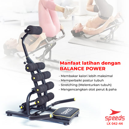 SPEEDS Balance Power Gym Fitness Alat Olahraga Punggung Portable 042-44