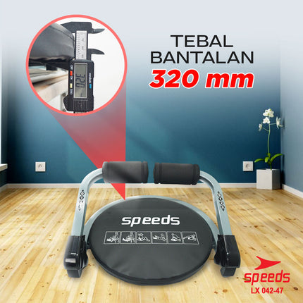 SPEEDS Ab Core 8in1 Alat Gym Rumahan Fitness Olahraga Power Portable 042-47