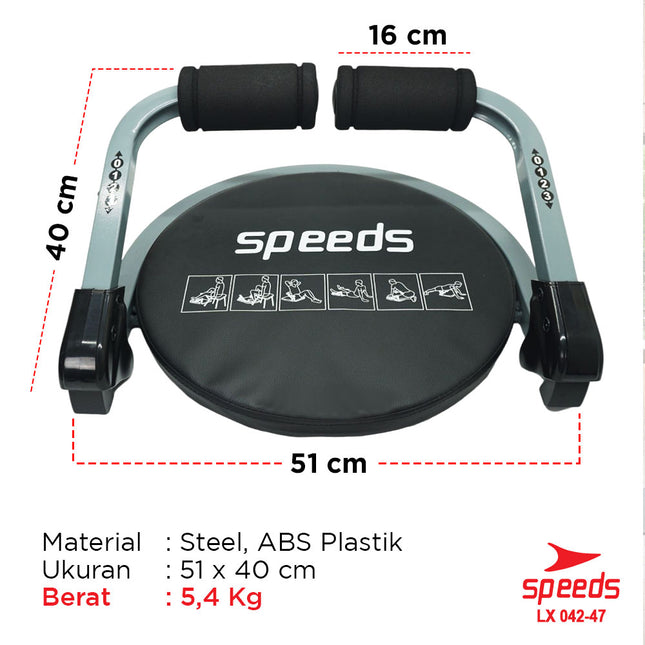 SPEEDS Ab Core 8-in-1 Home Gym Equipment Fitness Exercise Power Portable 042-47