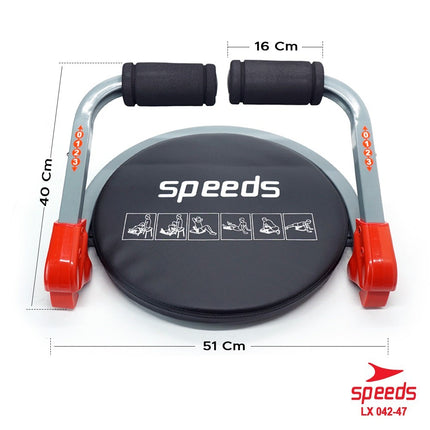 SPEEDS Ab Core 8in1 Alat Gym Rumahan Fitness Olahraga Power Portable 042-47