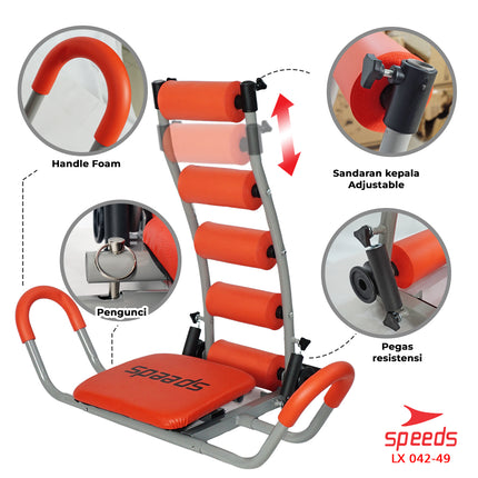SPEEDS Ab Rocket Exercise Balance Power Gym Fitness Back Exercise Equipment 042-49