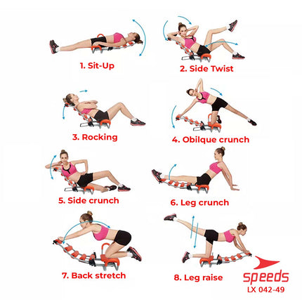 SPEEDS Ab Rocket Exercise Balance Power Gym Fitness Back Exercise Equipment 042-49