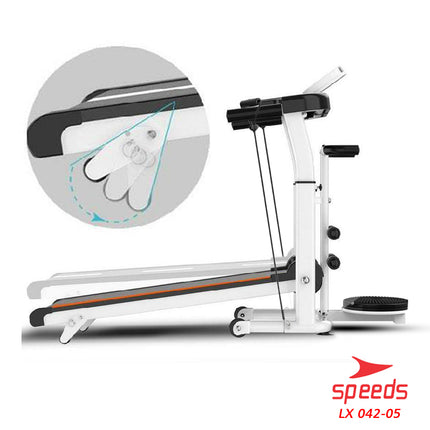 SPEEDS Treadmill Manual MultiFungsi Treadmill Untuk Lari Olahraga 7 in 1 042-5