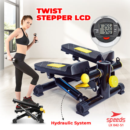 SPEEDS Sport Fitness Equipment Stepper Mini Hydraulic Stepper 042-51