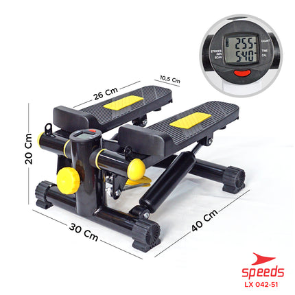 SPEEDS Sport Fitness Equipment Stepper Mini Hydraulic Stepper 042-51