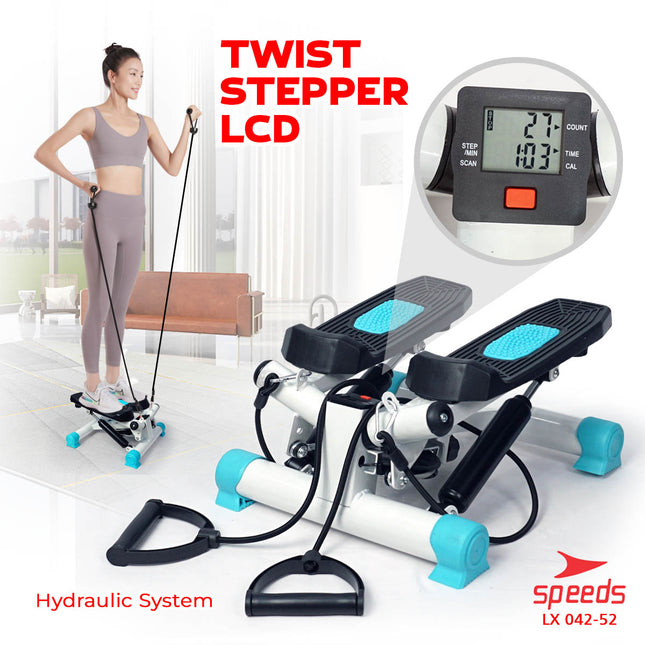 SPEEDS Sport Alat Naik Tangga Mini Stepper Machine Alat Olahraga Gym Fitness 042-52