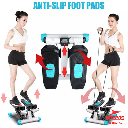 SPEEDS Sport Alat Naik Tangga Mini Stepper Machine Alat Olahraga Gym Fitness 042-52