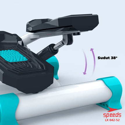 SPEEDS Sport Alat Naik Tangga Mini Stepper Machine Alat Olahraga Gym Fitness 042-52