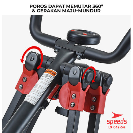 SPEEDS Sport Alat Olahraga Fitness Air Climber Gym Air Walker Olahraga Ayun Kaki Dilengkapi Display Count 042-54