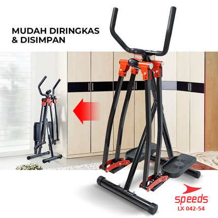 SPEEDS Sport Alat Olahraga Fitness Air Climber Gym Air Walker Olahraga Ayun Kaki Dilengkapi Display Count 042-54