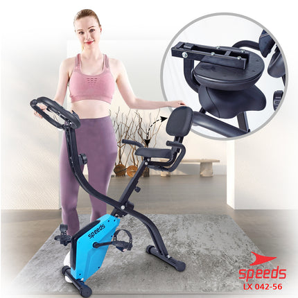 SPEEDS Alat Fitness Kardio Sepeda Statis Dalam Ruangan Magnetic Excerise Bike 042-56