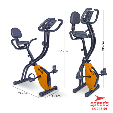SPEEDS Alat Fitness Kardio Sepeda Statis Dalam Ruangan Magnetic Excerise Bike 042-56
