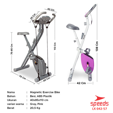 SPEEDS Spinning Bike Magnetic Bike Fitness Bike Gym Equipment 042-57