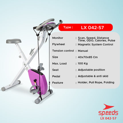 SPEEDS Spinning Bike Magnetic Bike Fitness Bike Gym Equipment 042-57