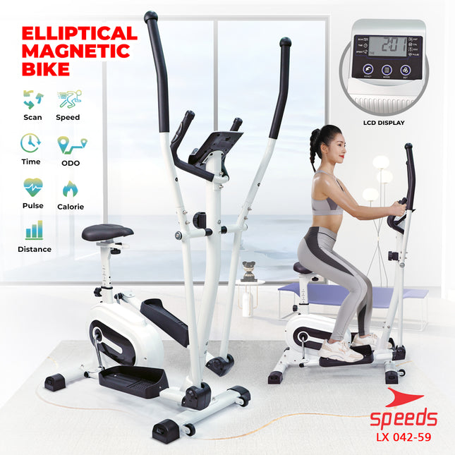 SPEEDS Sport Sepeda Magnetic Bike Elliptical Bike Sepeda Gym Olahraga 042-59