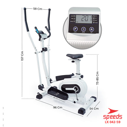 SPEEDS Sport Sepeda Magnetic Bike Elliptical Bike Sepeda Gym Olahraga 042-59