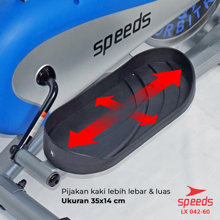 SPEEDS Sport Orbitrack Bike Elliptical Bike Fitness Exercise Gym Equipment 042-60