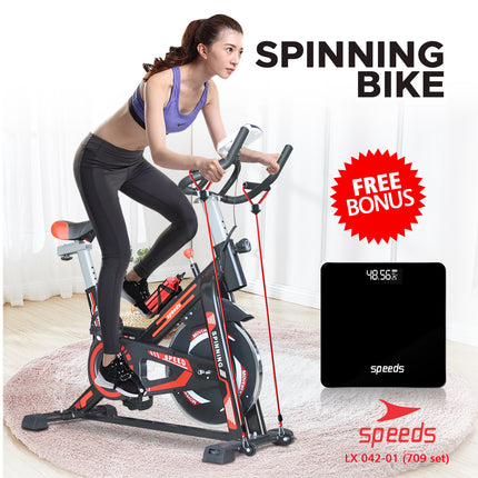 SPEEDS Sports Spinning Bike Fitness Bike Fitness Equipment Stationary Bike New Model 042-709