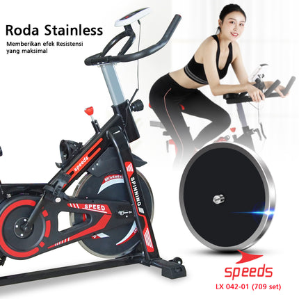 SPEEDS Sports Spinning Bike Fitness Bike Fitness Equipment Stationary Bike New Model 042-709