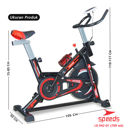 SPEEDS Sports Spinning Bike Fitness Bike Fitness Equipment Stationary Bike New Model 042-709