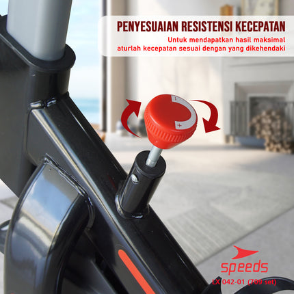 SPEEDS Sports Spinning Bike Fitness Bike Fitness Equipment Stationary Bike New Model 042-709