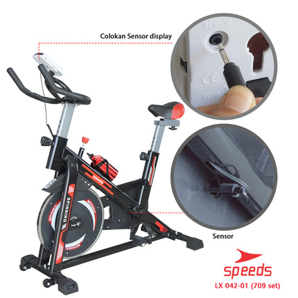 SPEEDS Sports Spinning Bike Fitness Bike Fitness Equipment Stationary Bike New Model 042-709