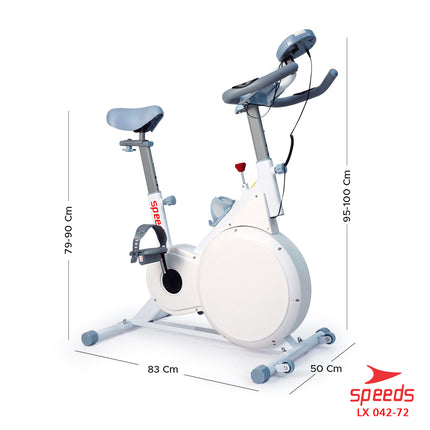 SPEEDS Stationary Magnetic Exercise Bike Home Gym Fitness 042-72