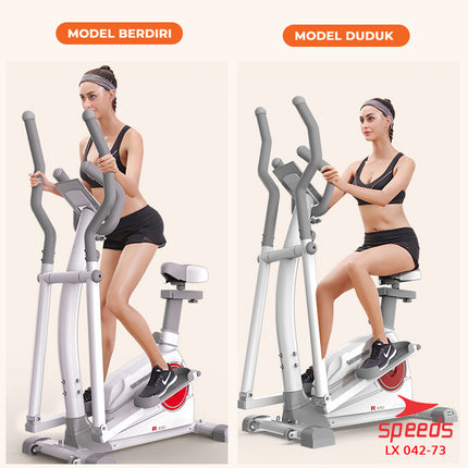 SPEEDS Sport Static Elliptical Bike Gym Fitness Magnetic Bike 042-73