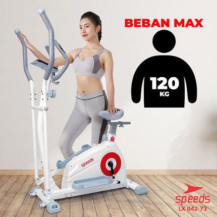 SPEEDS Sport Static Elliptical Bike Gym Fitness Magnetic Bike 042-73