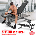 SPEEDS Sport Fitness Bench Multifunctional Gym Exercise Equipment Adjustable Sit-Up Bench Fitness Equipment 042-74