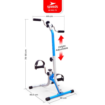 SPEEDS Pedal Exerciser Sepeda Statis Terapi Untuk Kaki dan Tangan Dual Exerciser Fisioterapi 042-75