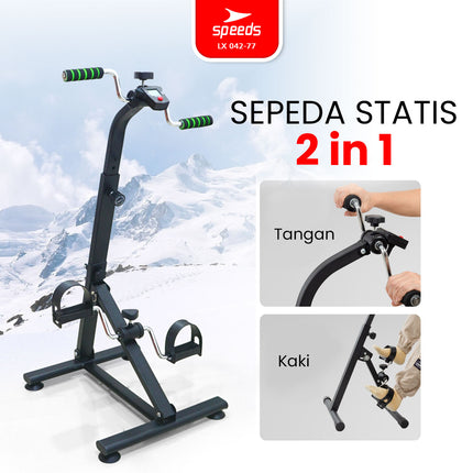 SPEEDS Mini Hand and Foot Dual Exerciser Therapy Stationary Bike Stroke Physiotherapy Fitness Exercise 042-77
